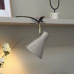 Dyberg Larsen Svietidlo Sleep, hnedé, Ø 15 cm, oceľ