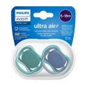 AVENT Cumlík ultra air modrá/zelená 6 - 18 m chlapec 2 ks