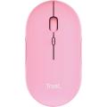 Trust Bezdrôtová myš PUCK, USB Pink