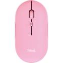 Trust Bezdrôtová myš PUCK, USB Pink