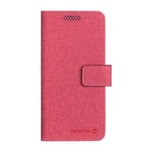 Puzdro Swissten Libro Uni Book II veľkosť L - červené (150 x 71mm)