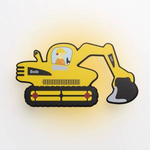 LED nástenné svietidlo so zástrčkou, žlté, stmievateľné