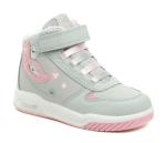 American Club ES162-24 šedo ružové dievčenské zimné blikacie topánky EUR 25