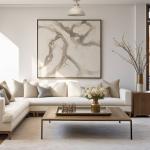 Stropné svietidlo Sven, 1 svetlo, béžová farba, oceľ