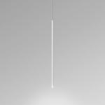 Závesné svietidlo Egger LED Spago 60 T, biele, Ø 1,4 cm, hliník