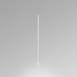 Závesné svietidlo Egger LED Spago 60 T, biele, Ø 1,4 cm, hliník