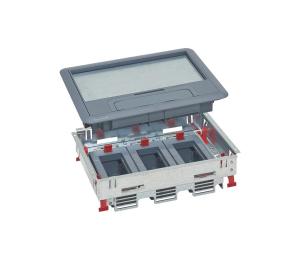 LEGRAND LEGRAND - Podlahová krabica do zdvojenej podlahy 12 modulov (6 prístrojov 45x45)