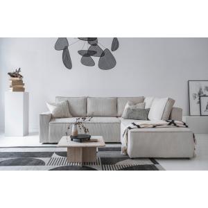 Sedačka OLIVER, pravá, béžová farba