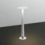 Dobíjacia stolová lampa Nemo Portofino LED, biela, hliník