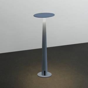 Nabíjateľná stolová lampa Nemo Portofino LED, pastelová modrá, hliník