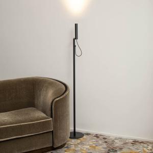 Nemo LED stojacia lampa Typ, čierna, 3000 K, stmievateľná