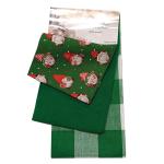 Bavlnené kuchynské utierky Noel gnom 3ks Bavlnené kuchynské utierky Noel gnom 3ks - 45x70 cm - 3 ks
