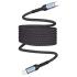 SWISSTEN Magnetický dátový kábel samonavíjací USB-C/Lightning, 1 m 71551020