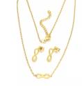 Linda`s Jewelry Sada šperkov Nekonečno GLD chirurgická oceľ IS102