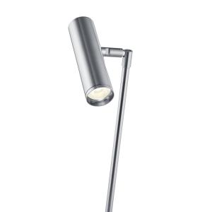 Stolná lampa Tom Pro LED, matný nikel, výška 47 cm, CCT, stmievač