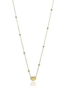Emily Westwood Nežný pozlátený náhrdelník pre ženy Srdce Kate EWN24012G