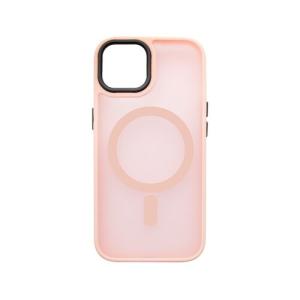 Sturdo plastové puzdro iPhone 13 Pro, ružové (Magsafe Frosted)
