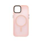Sturdo plastové puzdro iPhone 13, ružové (Magsafe Frosted)