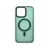 Sturdo plastové puzdro iPhone 13, zelené (Magsafe Frosted)