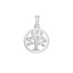 Zlatý prívesok Strom života malý biele zlato