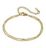Emily Westwood Pozlátený dvojitý náramok pre ženy Maia EWB24026G
