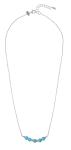 Alisia Slušivý strieborný náhrdelník pre ženy s tyrkysom AL3867-Argento