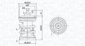 MAGNETI MARELLI Termostat chladenia 352317005090
