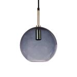 PR Home závesné svietidlo Milla, Ø 20 cm, zlatá/dymovo sivá