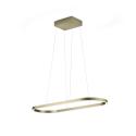 Závesné svietidlo Elin LED, bronzová farba, ovládanie gestami