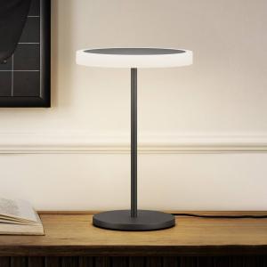 Stolná LED lampa Tilda, čierna metalíza, ovládanie gestami