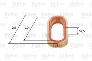 VALEO Vzduchový filter 585641