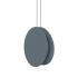 LED závesné svietidlo Yo-Yo, sivé, 2 700 K, hliník, PMMA, stmievateľné