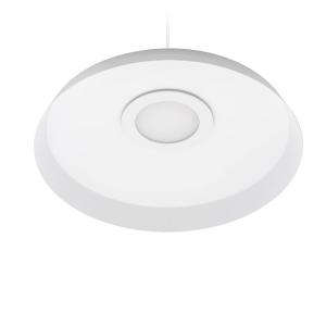 Závesné svietidlo Miguel LED, biele, hliník, 2 700 K