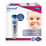 VEROVAL Baby bezdotykový infračervený teplomer strieborný 1 ks