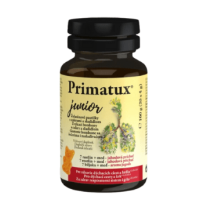 PRIMATUX Junior želatínové pastilky príchuť jahoda 20 ks