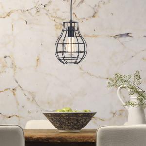 IT`S ABOUT ROMI Závesné svetlo Pittsburgh, čierne