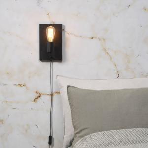 IT`S ABOUT ROMI Madrid nástenné svietidlo hore čierne