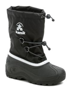 Kamik Southpole4 čierne-biele detské snehule EUR 38