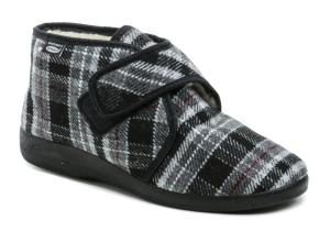 Rogallo 4372-009 šedá kocka pánske zimné papuče EUR 42