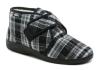 Rogallo 4372-009 šedá kocka pánske zimné papuče EUR 43