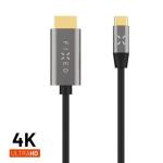 FIXED Video Cable USB-C/HDMI, USB-C 3.1 Gen 2 18Gbps, HDMI 2.0 4K60Hz, 2m, grey FIXHU-CHDMI-GR