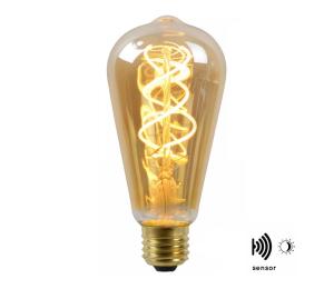 Lucide LED Žiarovka so senzorom súmraku FILAMENT E27/4W/230V 2200K - Lucide 49034/04/62