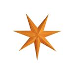 Papierová hviezda Samt, Ø 55 cm oranžová