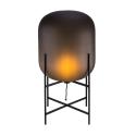 stojacia lampa pulpo Oda Medium, dymovo sivá leptaná/čierna, 85 cm