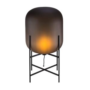 stojacia lampa pulpo Oda Medium, dymovo sivá leptaná/čierna, 85 cm
