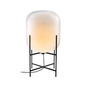 pulpo stojacia lampa Oda Medium, biela/čierna, výška 85 cm