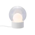 stolová lampa Pulpo Boule Small, číra/opálová/biela, sklo