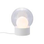 stolová lampa Pulpo Boule Small, číra/opálová/biela, sklo