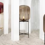 stojacia lampa pulpo Oda In Between, dymovo sivá/čierna, 111 cm