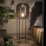 pulpo stojacia lampa Oda Big, dymovo sivá/čierna, výška 140 cm